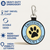 "EMOTIONAL SUPPORT DOG" Identification Paw Print  Patch Tag
