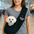 EZ-Sling Service Dog Carrier for Small Dogs – Hands-Free Sling for Mobility & Public Access (Up to 13 lbs.)