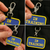 Working Dog Do Not Pet Patch Tag - Bold Lettering - Clip On - Black and White