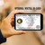 Optional digital copy of Service Dog Certificate shown on smartphone screen