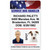 Service Dog Handler ID Card  Patriotic Design with Handler & Dog Photos