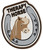 Therapy Horse Large Embroidered Patch Horseshoe