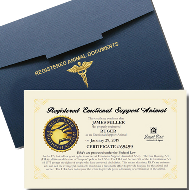 Service Animal Legitimate Esa Letter Id Card Legitimate Emotional