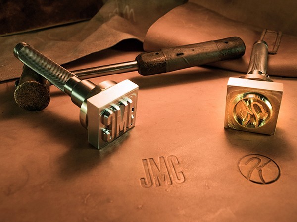  Custom Logo Leather Stamp, Hand-held Steel Stamped Leather  Tool, Stamping Carving Tools, Leathercrafting Emboss