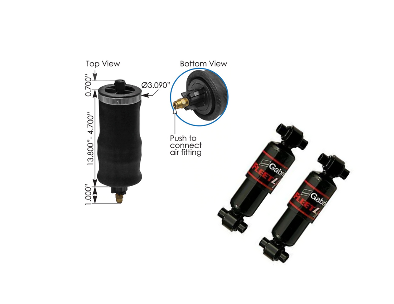 Cab Shocks for Peterbilt