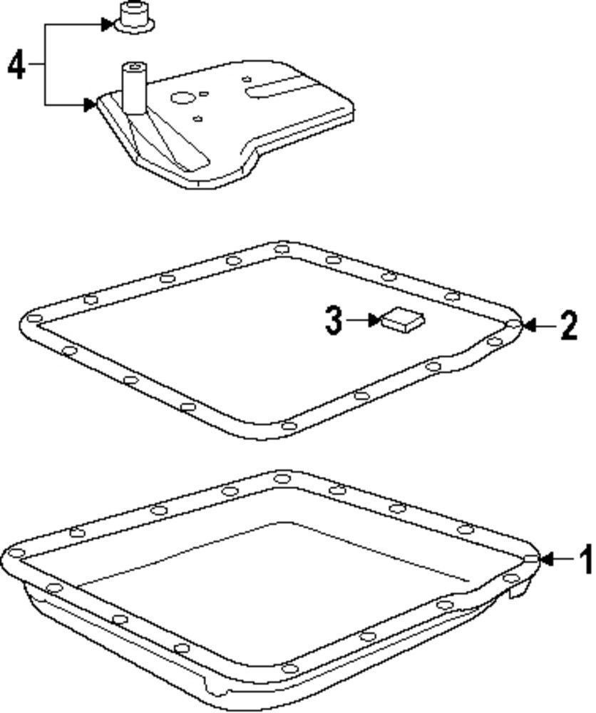 Allison 1000/2000/DURAMAX SERIES Oil Pan Gasket 29549684 UATPARTS
