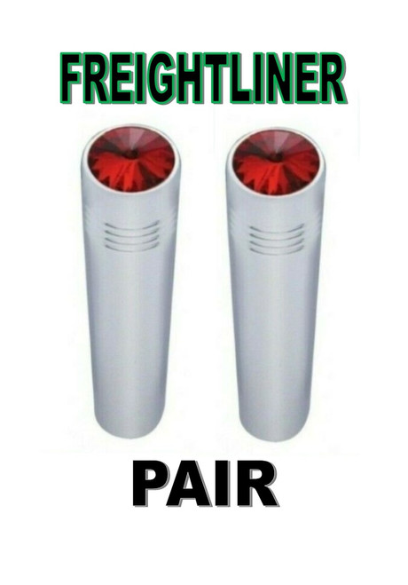 Toggle Switch Ext. Short Chrome - Red Diamond (PAIR) FREIGHTLINER