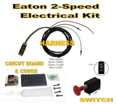Eaton Spicer 2-Speed Electrical Kit (Circuit Board - Harness - Switch)