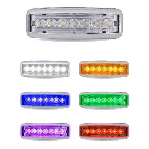 Multi-color LED Interior Sleeper Dome Light - KW & PB