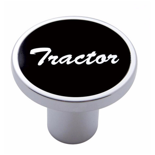 Knob tractor Black aluminum sticker screw-on air valve for Kenworth, Peterbilt, Freightliner