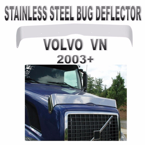 VOLVO VN Stainless Steel Bug Deflector (2003+ or Newer)