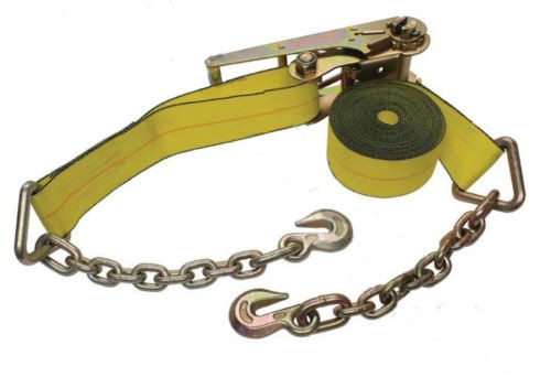 3inX30ft CHAIN HOOK RATCHET STRAP