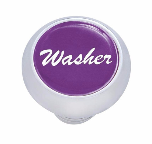 Small Deluxe Washer Dash Knob - (Purple) Peterbilt  Freightliner Kenworth