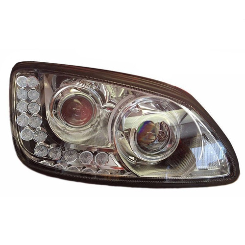 KENWORTH 18 LED CHROME PROJECTOR HEADLIGHT (PASSENGER-RH) KENWORTH T660