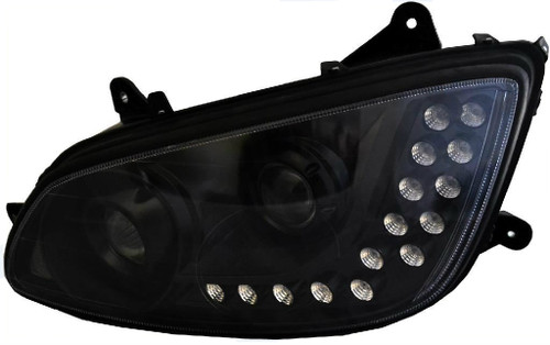 KENWORTH 18 LED BLACK PROJECTOR HEADLIGHT (DRIVER-LH) KENWORTH T660