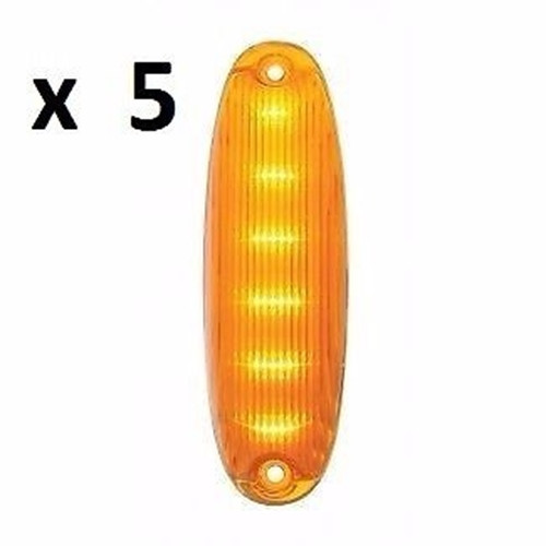 Freightliner Cascadia (6 LED) Cab Marker Clearance Light - Set of 5 each