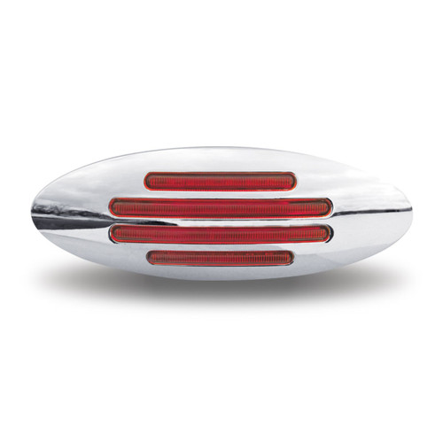 Flatline Marker Light (30 LED) Red LED with Clear Lens