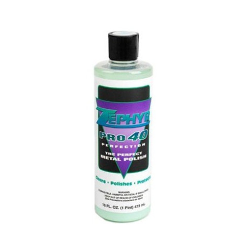 Zephyr Pro 40 Metal Polish - 16 oz  Bottle