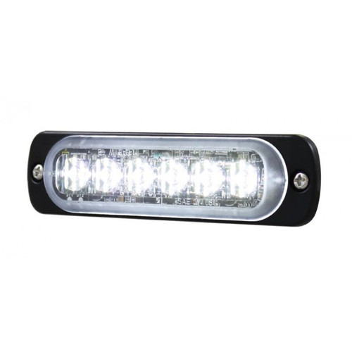 6 High Power LED Super Thin Directional White Warning Light for Peterbilt, Kenworth