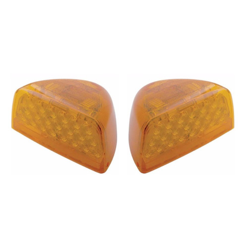 Peterbilt 379 359 Turn Signal Head Light Marker Lights, 31 LED Amber, Pair