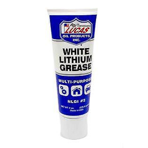 Lucas Oil White Lithium Grease. Squeeze Tube
