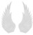 Windrider (CLEAR) Hood Ornament Replacement Wings