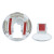 Chrome Plastic Fuel Cap Cover For Peterbilt - Locking