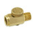 Solid Brass Inline Air Regulator 1/4" NPT Inlet and Outlet Adjust Air Pressure