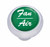 Small Deluxe Fan-Air Dash Knob for Peterbilt, Freightliner, Kenworth, Green