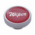 Wiper Knob Red glossy sticker chrome for Peterbilt Kenworth Freightliner dash