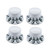 Front & Rear Axle Chrome Cover KIT (6 PCS) BONUS ITEM