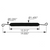 Hood Spring- Peterbilt Long Hood or 370 Short Hood (BLACK)