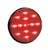 Maxxima 2-1/2" Round Clearance Side Marker light 13 LED Red LED w/ Red  Lens