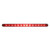 14 LED (12") Stop, Turn & Tail Light Bar with Bezel - Red LED with Clear Lens