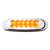 Amber Matrix Style Ultra Thin Spyder 12-LED Marker Light with Chrome Bezel