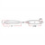 Flatline Slim Marker Light - Red LED (9 Diodes) with Clear Lens