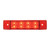 8 LED Reflector Rectangular Clearance Marker (RED LED with RED LENS)