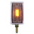 39 LED Reflector Double Face Turn Signal Amber/Red with Clear, Semi Truck, Passenger Side