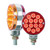 14 LED Double Face 3" Red /Amber Light for Semi Truck Fenders