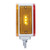 39 LED Double Face Amber/Red Turn Signal for Semi Truck Fenders, Driver Side