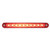 6.5" Stop Turn Tail Red 10 LED Light Bar with Bezel, Red LED with Clear Lens