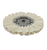 White Un-treated airway buffing wheel, 5/8" - Final Finish - Aluminum & Stainless