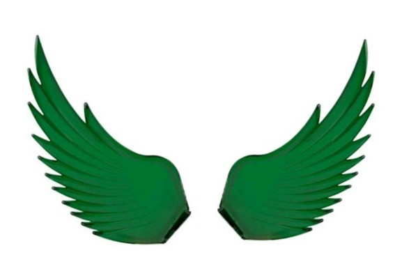 Windrider (GREEN) Hood Ornament Replacement Wings