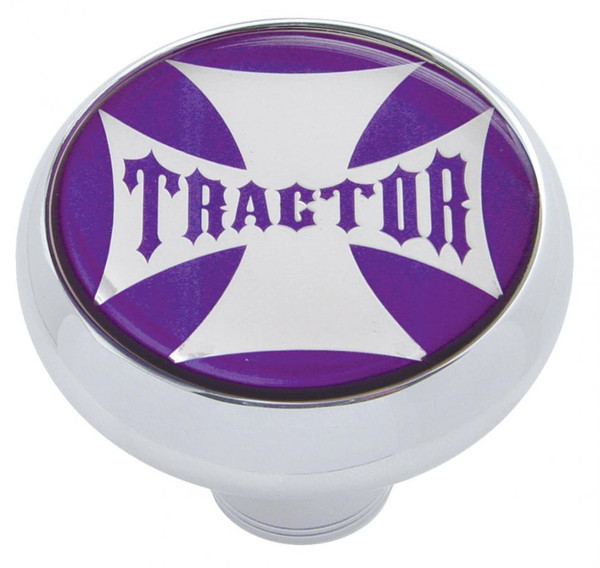 MALTESE CROSS (Tractor)  Deluxe Air Valve Knob - PURPLE