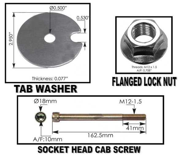 Socket Head Cap Screw HARDWARE (3 pcs) - FL CASCADIA
