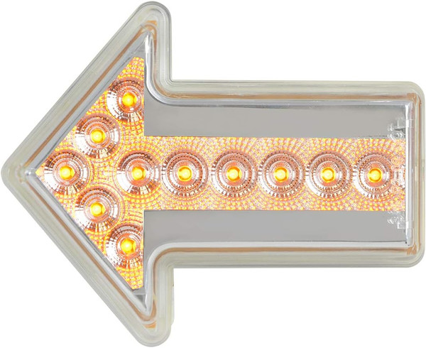 Arrow Indicator Light (10 LED) Amber/Clear