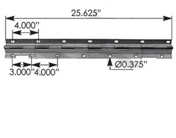 Door Hinge Assembly RH Peterbilt