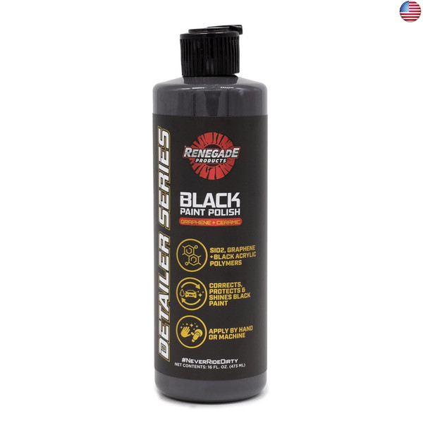 Renegade Products Graphene + Ceramic Black Paint Polish SiO2 - 16 fl oz