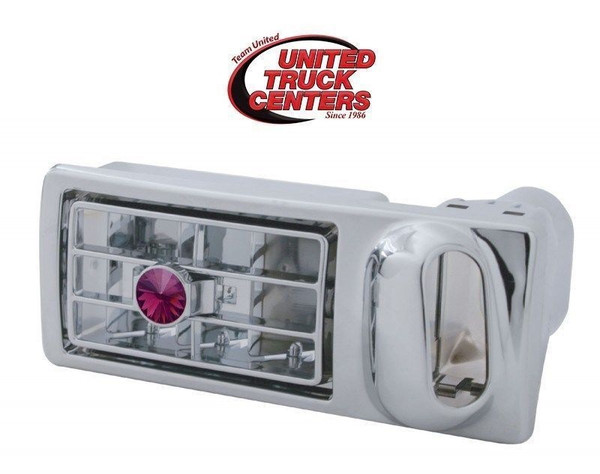 Chrome Plastic A/C heater vent (Purple Diamond) Passenger side - KW (2002-2005)