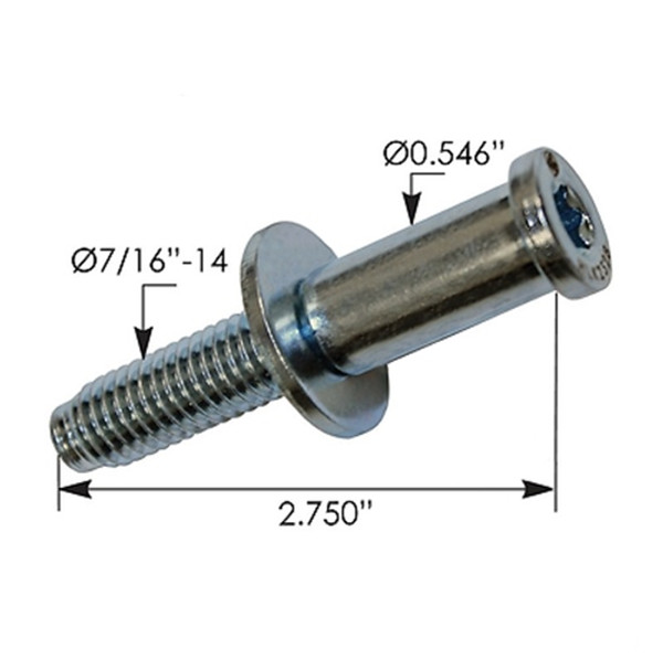 KENWORTH DOOR STRIKER BOLT  R56-1033